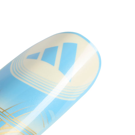 adidas Messi Club Soccer Shin Guards -Ivory-Blue