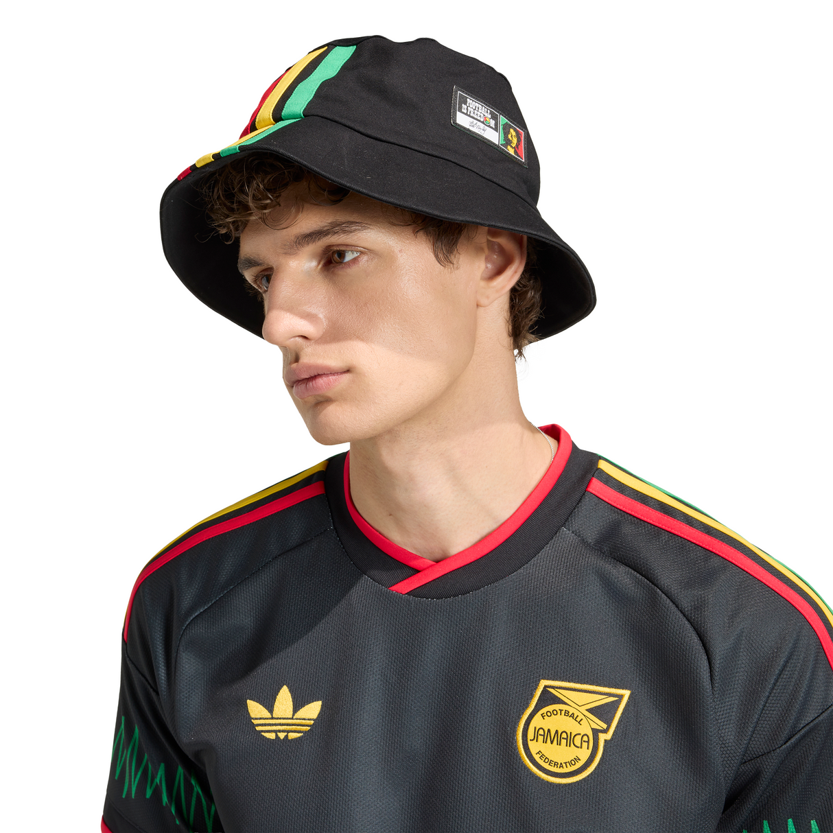 adidas Jamaica Away Men's Soccer Jersey 2026 - Black
