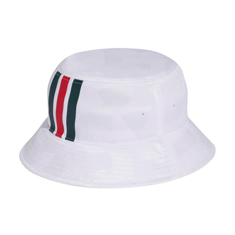 adidas Mexico Soccer Bucket Hat - White/Aurora Ivy