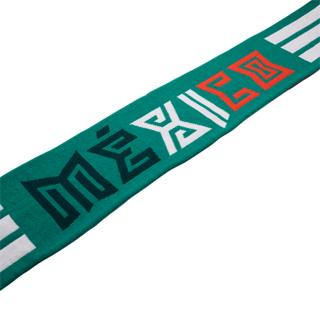 Bufanda de Fútbol adidas México 2026 - Verde/Rojo
