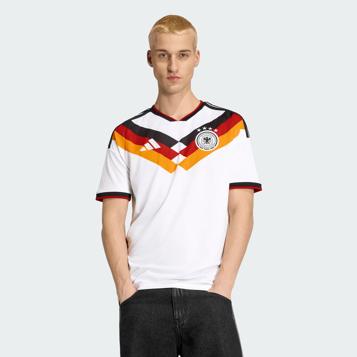 adidas Germany Home Men's Soccer Jersey 26 - White