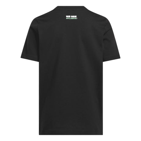 Camiseta de fútbol juvenil con gráfico de la Copa Mundial de la FIFA 26 de adidas en Atlanta - Negra