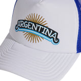 Gorra trucker de fútbol adidas Argentina 2026 - Azul/Blanco