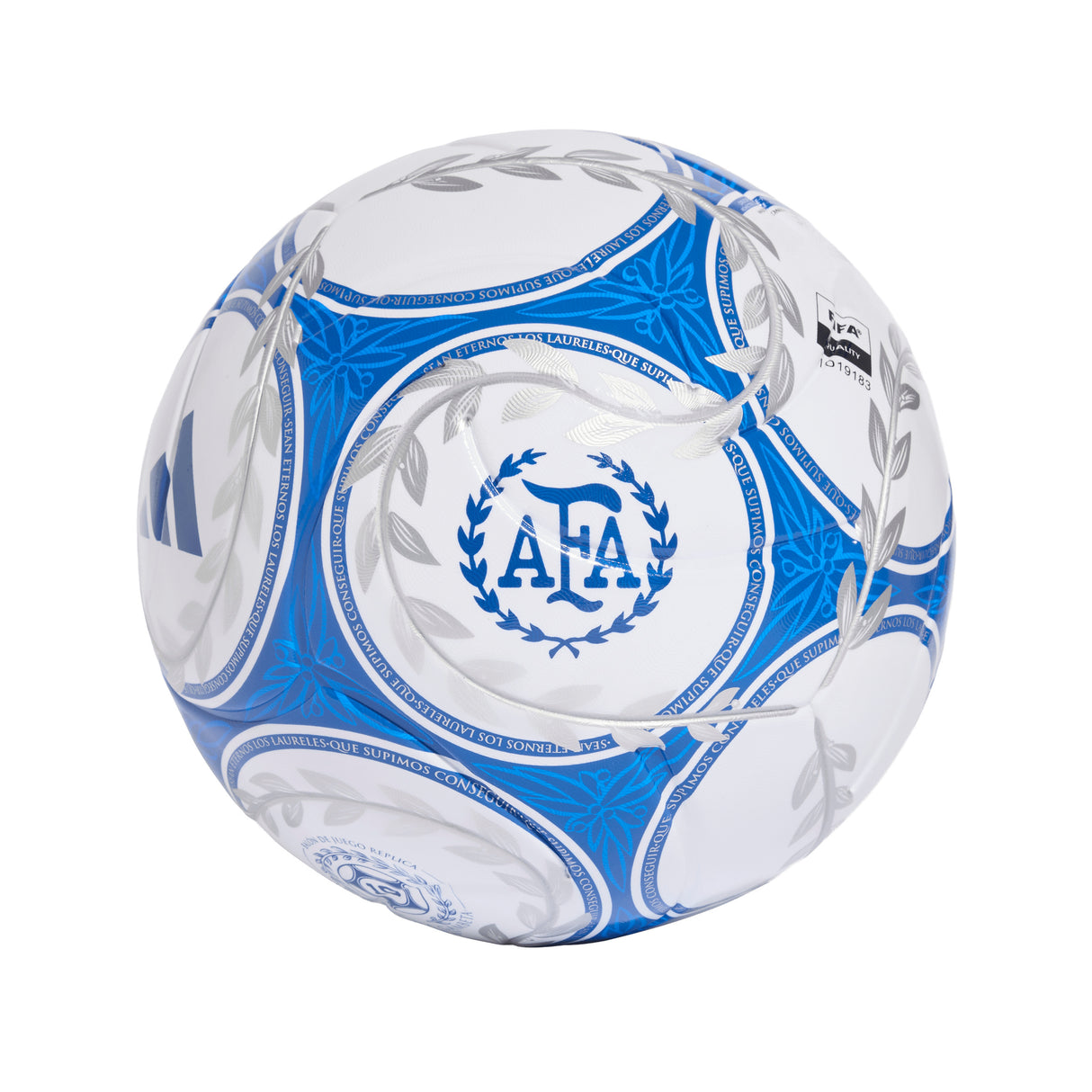 adidas Argentina AFA Argentum Gambeta League Soccer Ball - White/Blue