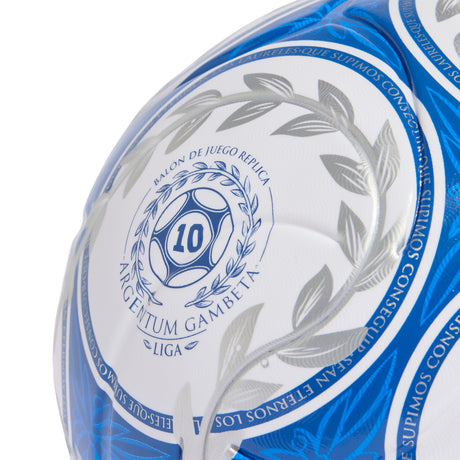 adidas Argentina AFA Argentum Gambeta League Soccer Ball - White/Blue