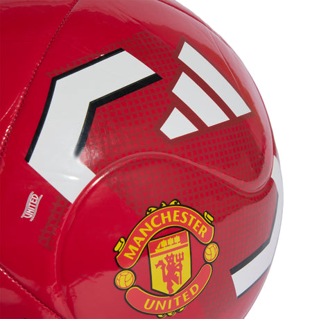 adidas Manchester United Home Club Soccer Ball - Red/White