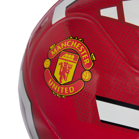 adidas Manchester United Home Club Soccer Ball - Red/White