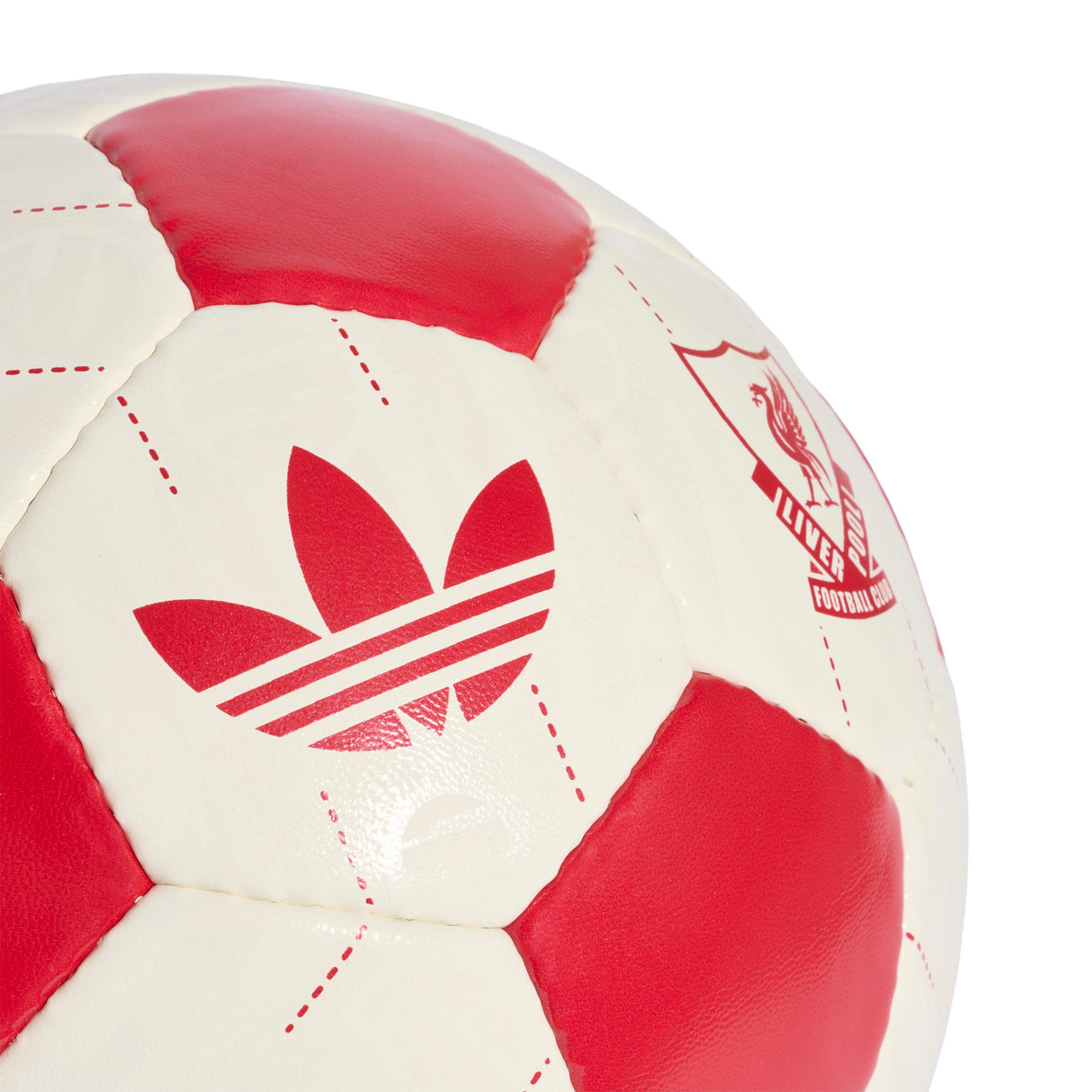 adidas Liverpool FC Away Club Soccer Ball - White/Red