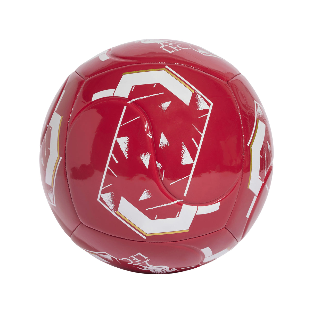 adidas Liverpool FC Home Club Soccer Ball - Maroon/White