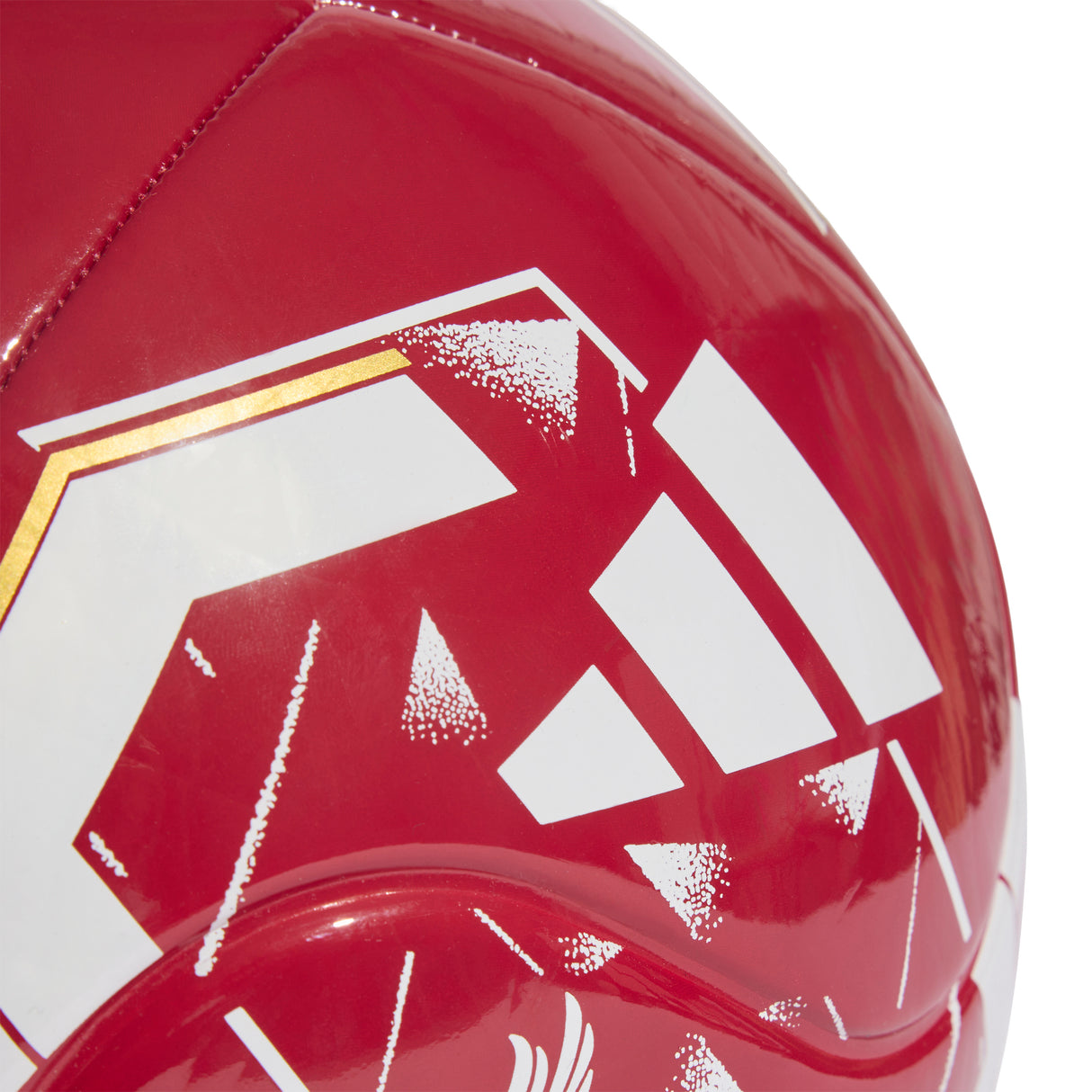 adidas Liverpool FC Home Club Soccer Ball - Maroon/White