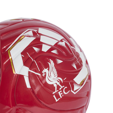 adidas Liverpool FC Home Mini Soccer Ball - Maroon/White