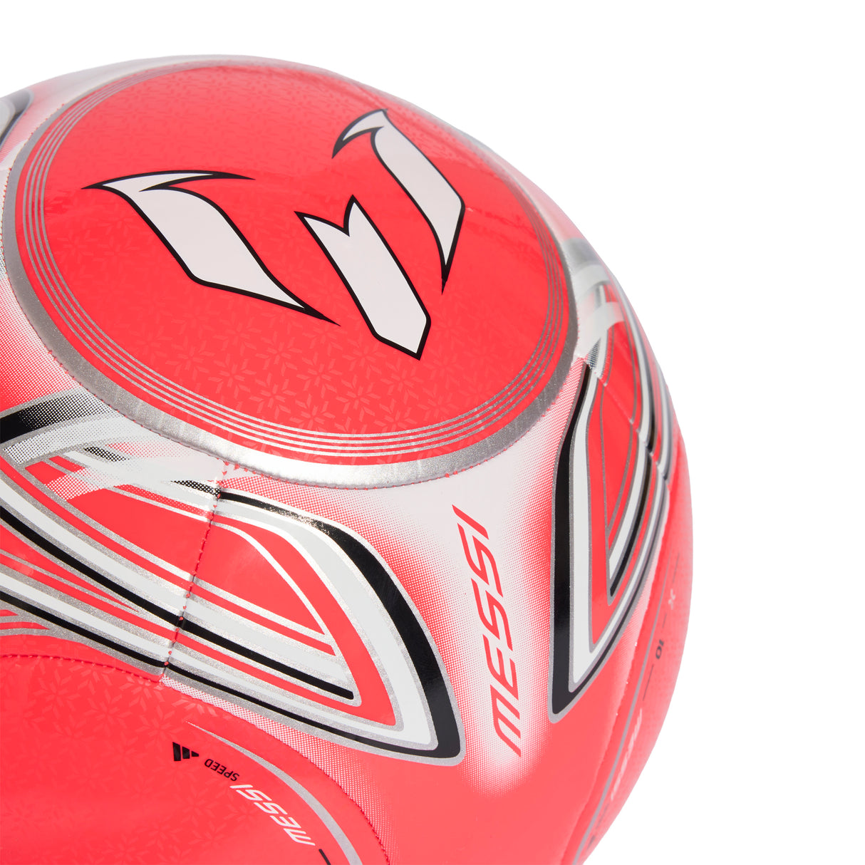adidas Messi Club Soccer Ball - Red/Black/White