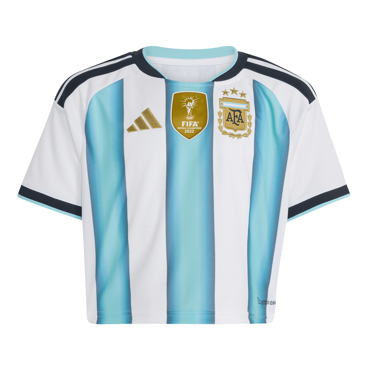 adidas Argentina Home Cropped Women´s Soccer Jersey 26 - White/Blue