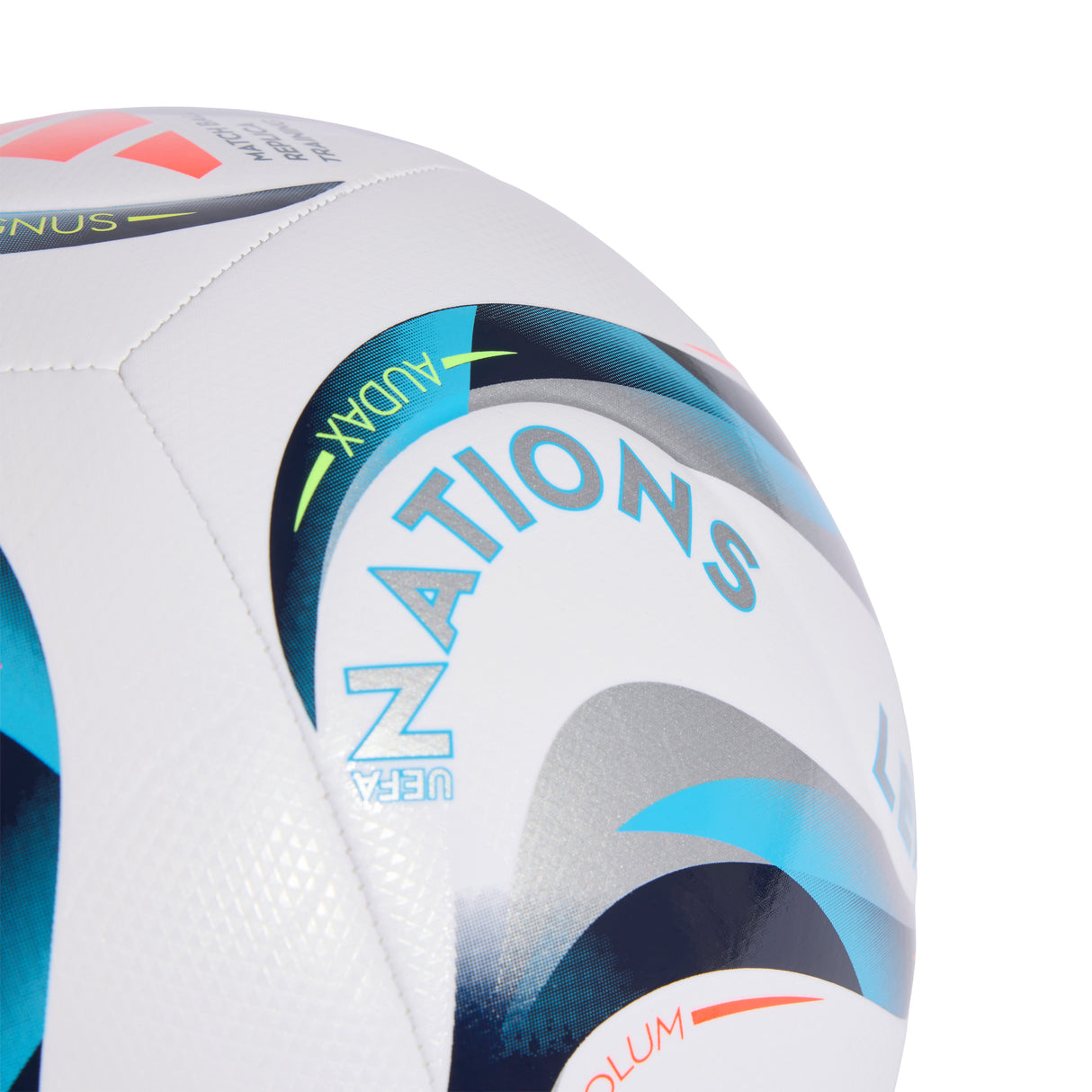 Balón de fútbol de entrenamiento adidas UEFA Nations League 26/27 - Blanco/Lima/Plateado