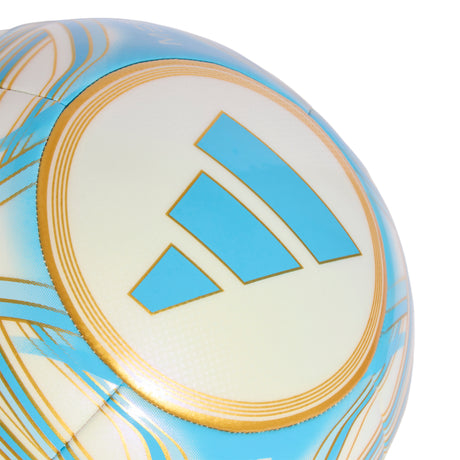 Balón de fútbol adidas Messi Club - Marfil/Azul/Dorado