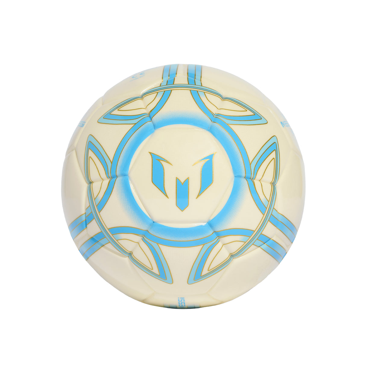 adidas Messi Mini Soccer Ball - Ivory/Blue