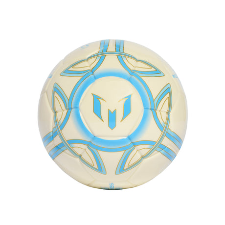 adidas Messi Mini Soccer Ball - Ivory/Blue