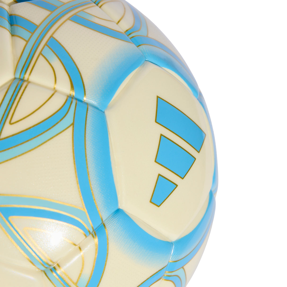 adidas Messi Mini Soccer Ball - Ivory/Blue