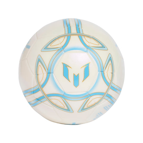 adidas Messi League Soccer Ball - Ivory/Blue
