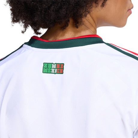 adidas Mexico Away Cropped Women's Soccer Jersey 2026 - White