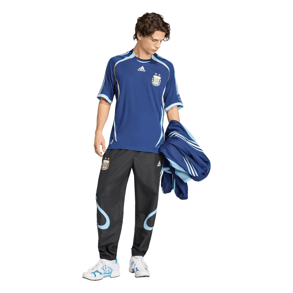 adidas Argentina Away Men's Soccer Jersey 2006 - Dark Blue