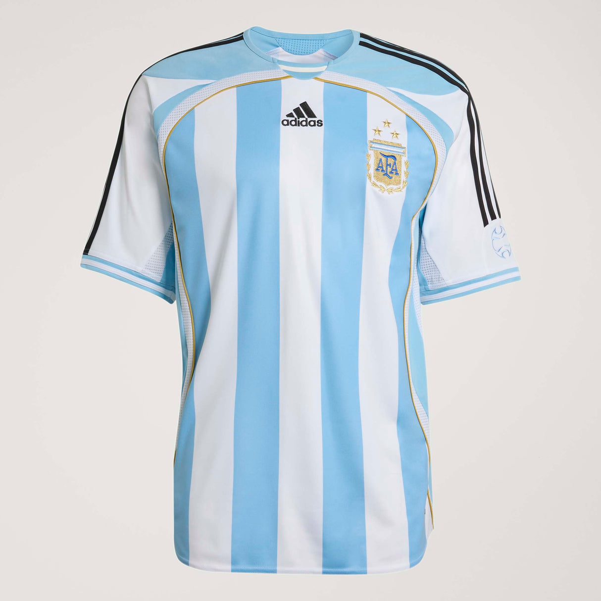 adidas Argentina Home Men's Soccer Jersey 2006 - White/Blue