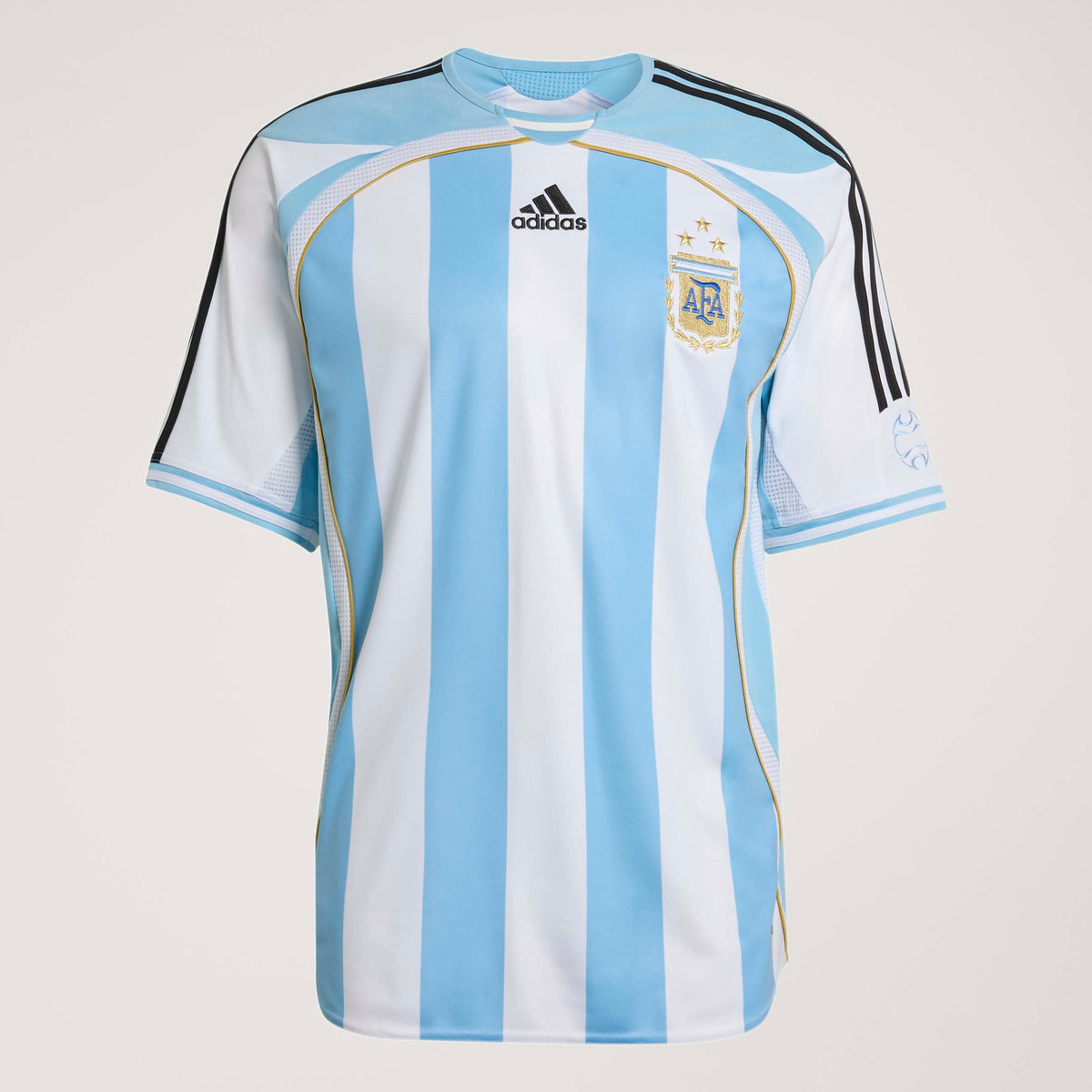 adidas Argentina Home Men's Soccer Jersey 2006 - White/Blue