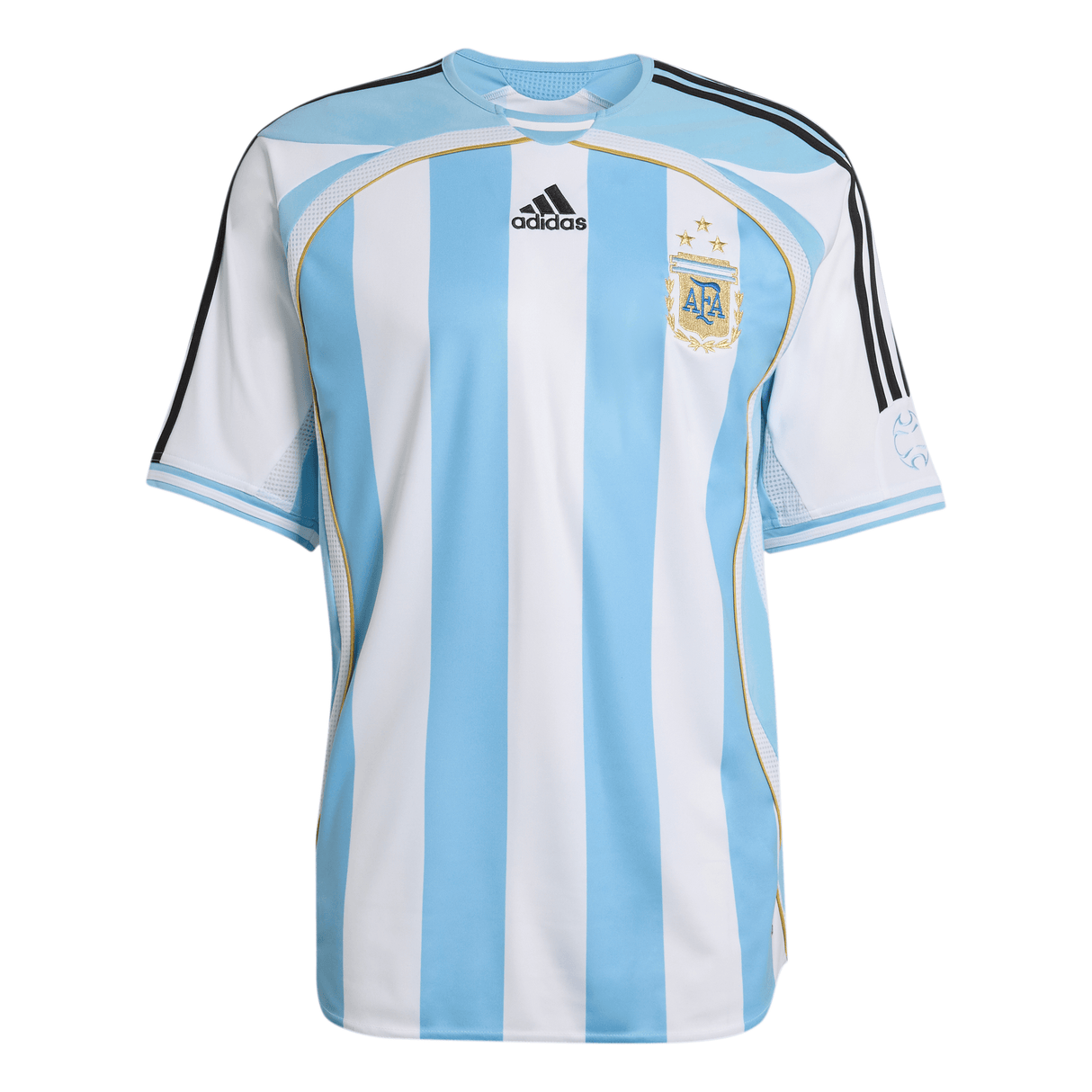 adidas Argentina Home Men's Soccer Jersey 2006 - White/Blue