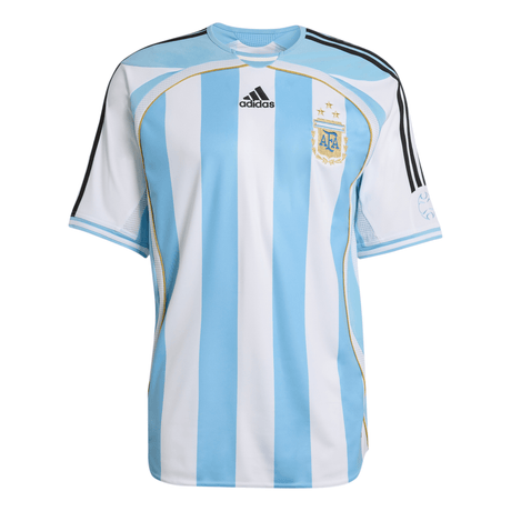 adidas Argentina Home Men's Soccer Jersey 2006 - White/Blue