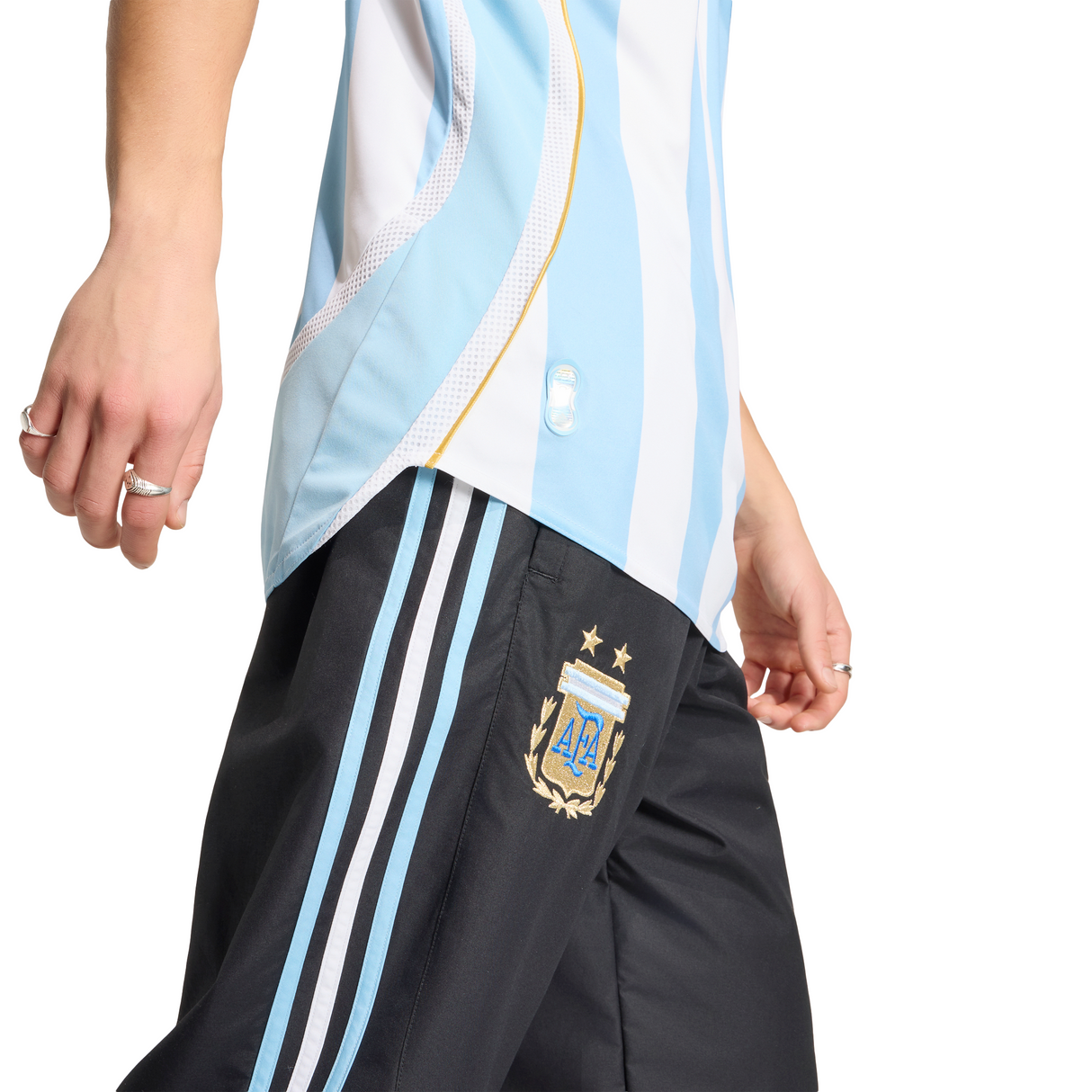 adidas Argentina Home Men's Soccer Jersey 2006 - White/Blue