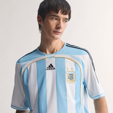 adidas Argentina Home Men's Soccer Jersey 2006 - White/Blue