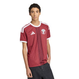 Camiseta de Fútbol adidas Qatar Home 2026 para Hombre - Granate