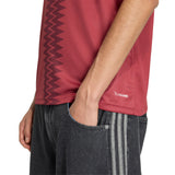 Camiseta de Fútbol adidas Qatar Home 2026 para Hombre - Granate