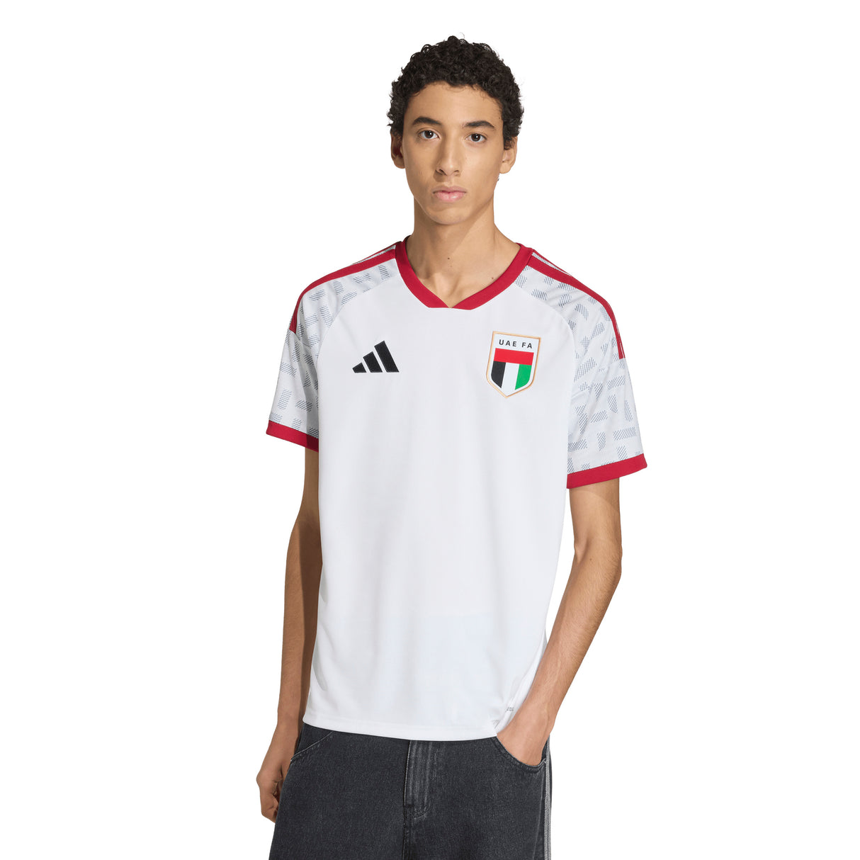 adidas United Arab Emirates Home Men's Soccer Jersey 2026 - White