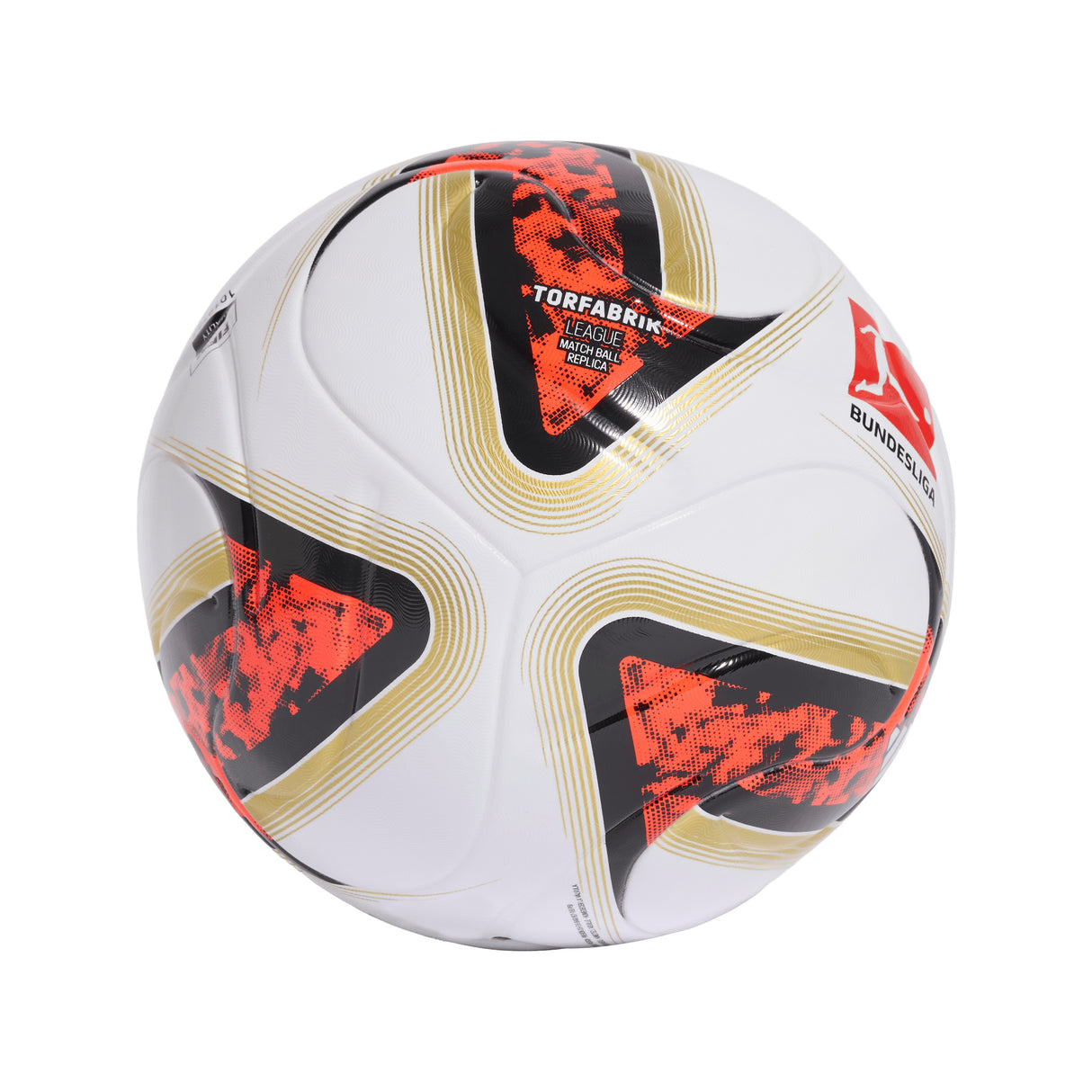 adidas Bundesliga 26/27 Torfabrik League Soccer Ball - White/Black/Red