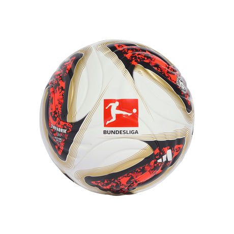 adidas Bundesliga Torfabrik Mini Soccer Ball 26/27 - White/Black/Red