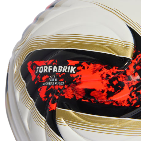adidas Bundesliga Torfabrik Mini Soccer Ball 26/27 - White/Black/Red