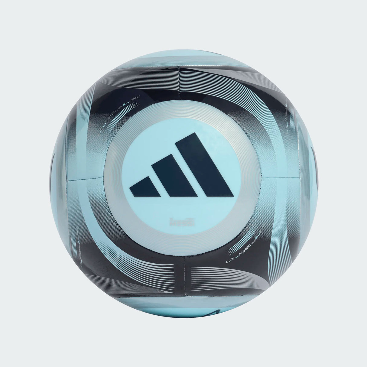 adidas Messi Club Soccer Ball - Black/Blue/Navy
