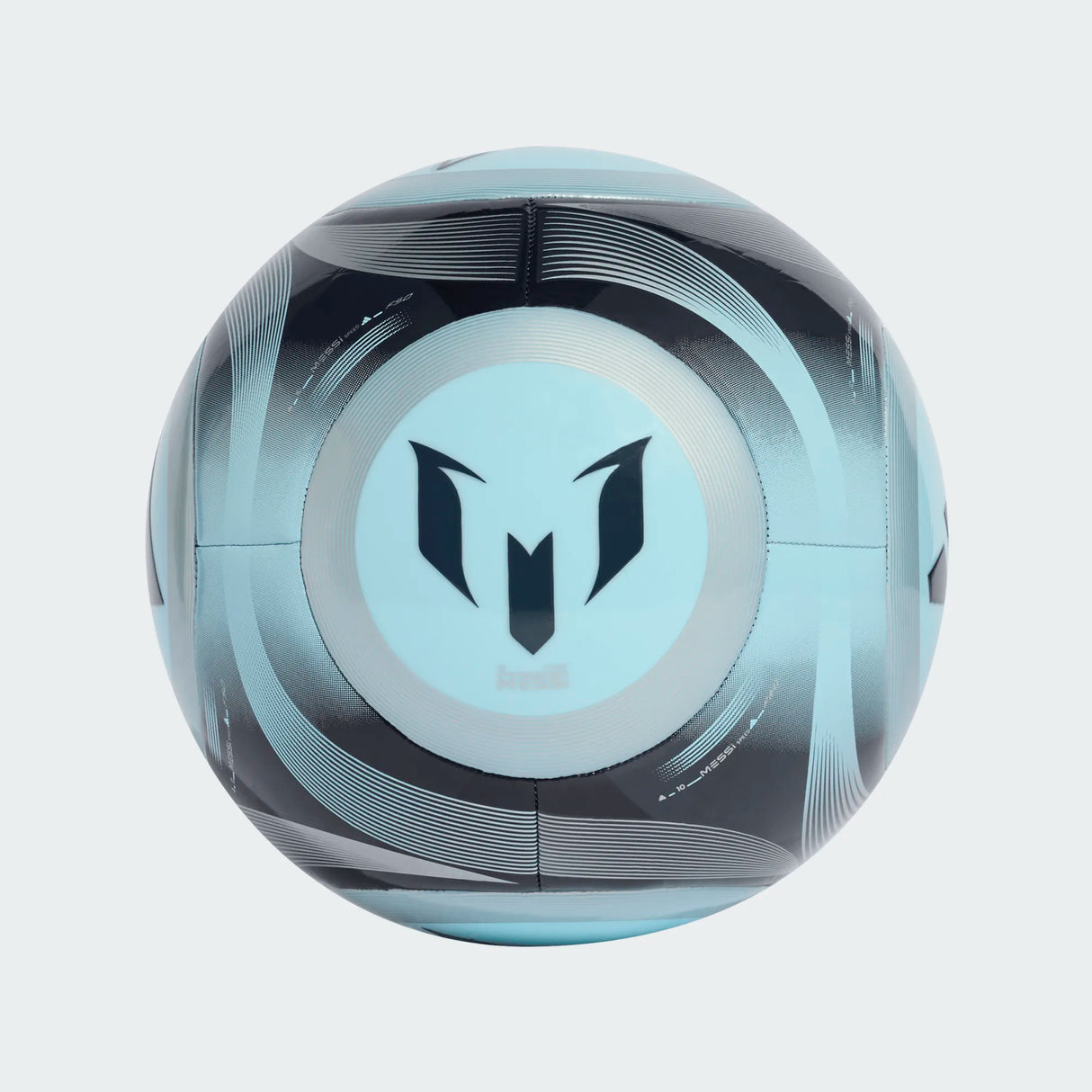 adidas Messi Club Soccer Ball - Black/Blue/Navy