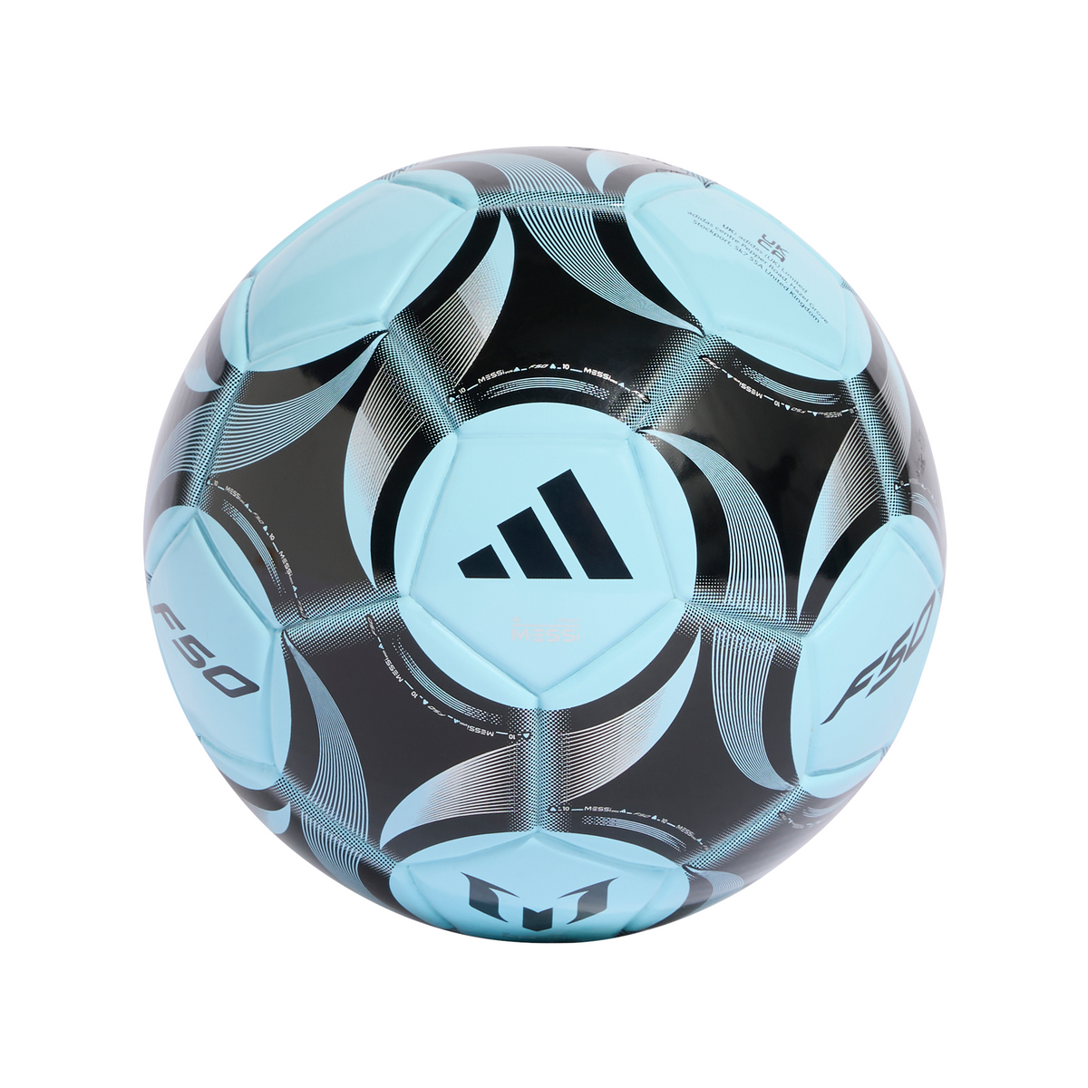adidas Messi Mini Soccer Ball - Black/Blue/Navy