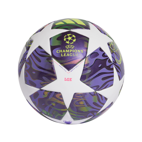 adidas UEFA Champions League Final League Soccer Ball - White/Purple/Yellow
