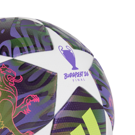 adidas UEFA Champions League Final League Soccer Ball - White/Purple/Yellow