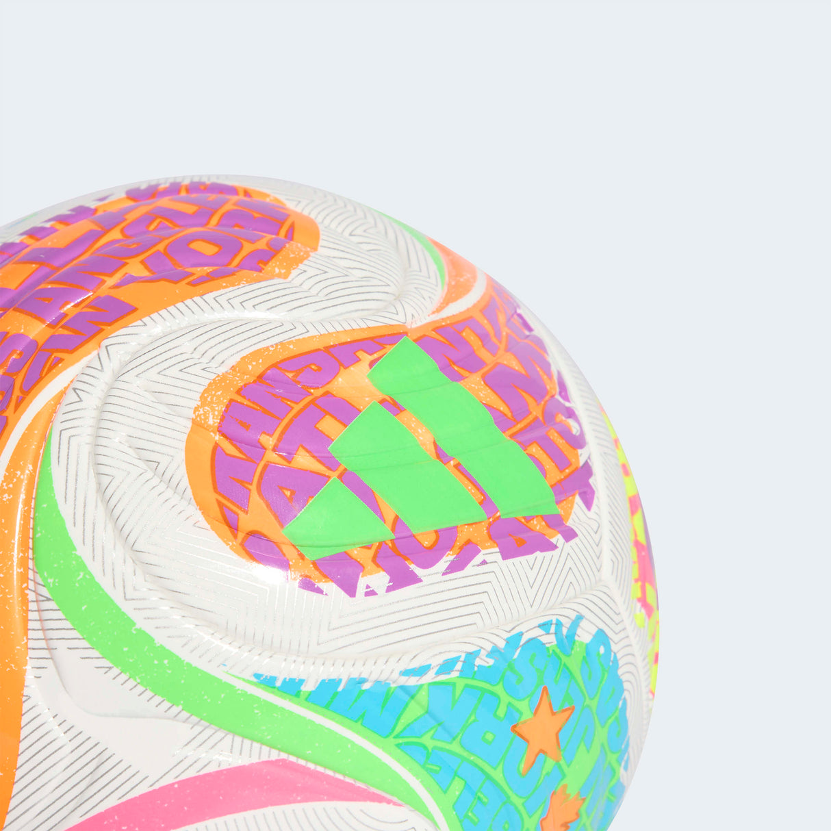 adidas World Cup City Mini Soccer Ball - White/Yellow
