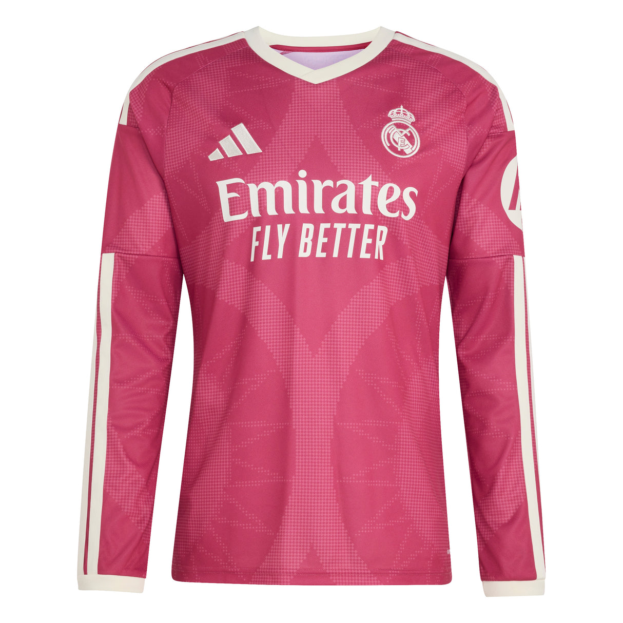 adidas Real Madrid Third Long Sleeve Men's Soccer Jersey 26/27 - Pink