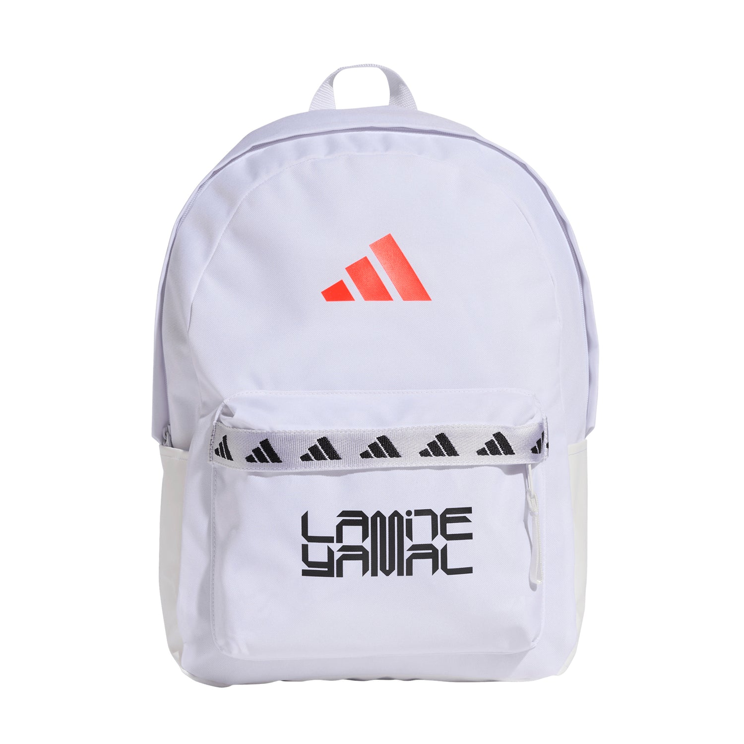 adidas Classic Tape Lamine Yamal Soccer Backpack - White/Red