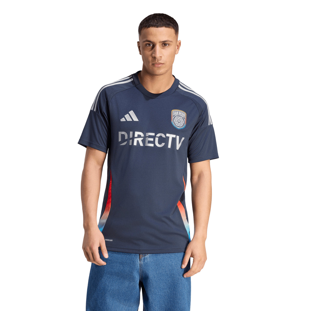 Camiseta de Fútbol adidas San Diego FC Local para Hombre 25/26 - Azul Marino/Plateado