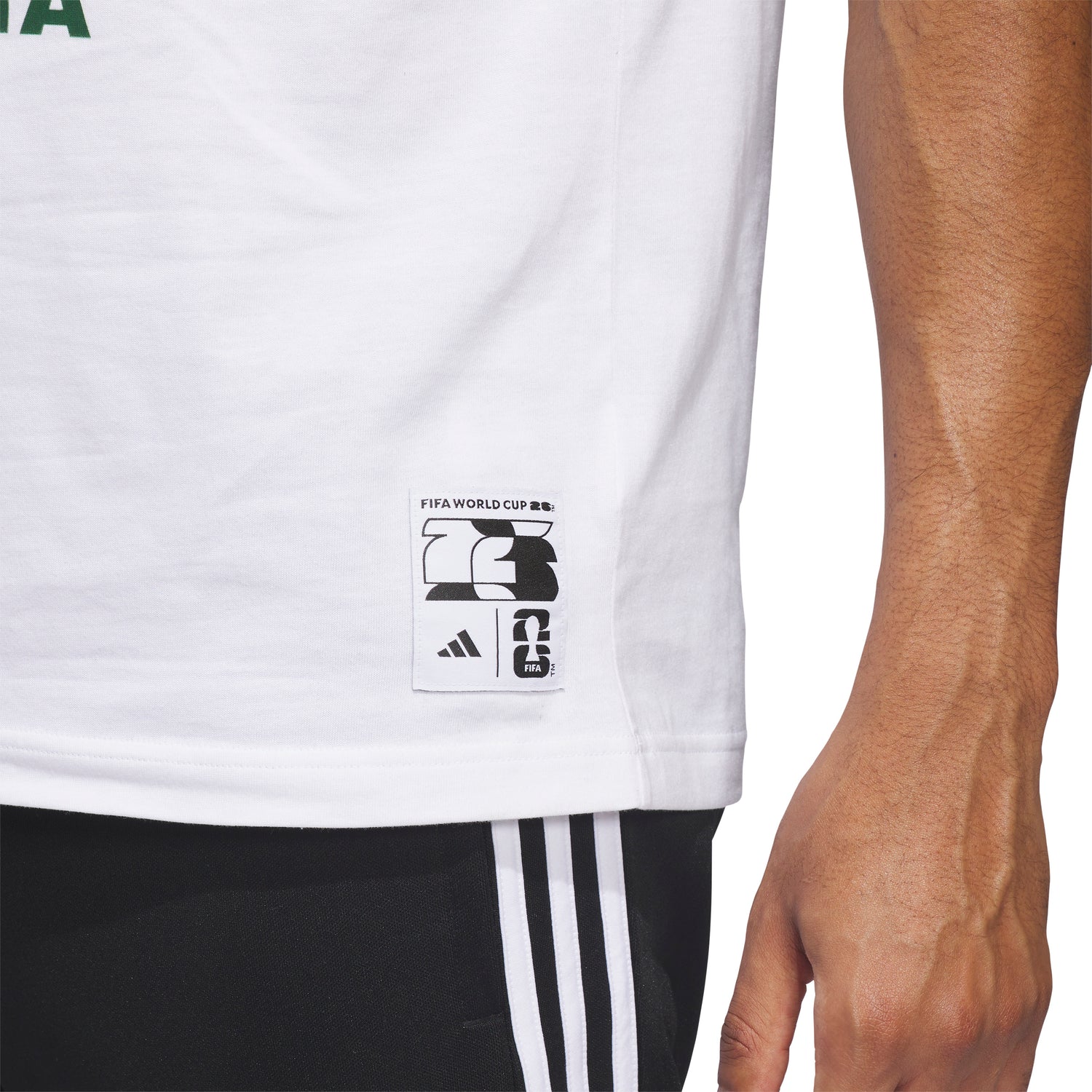 Camiseta de fútbol para hombre adidas FIFA World Cup 26 Host City Atlanta Graphic - Blanco