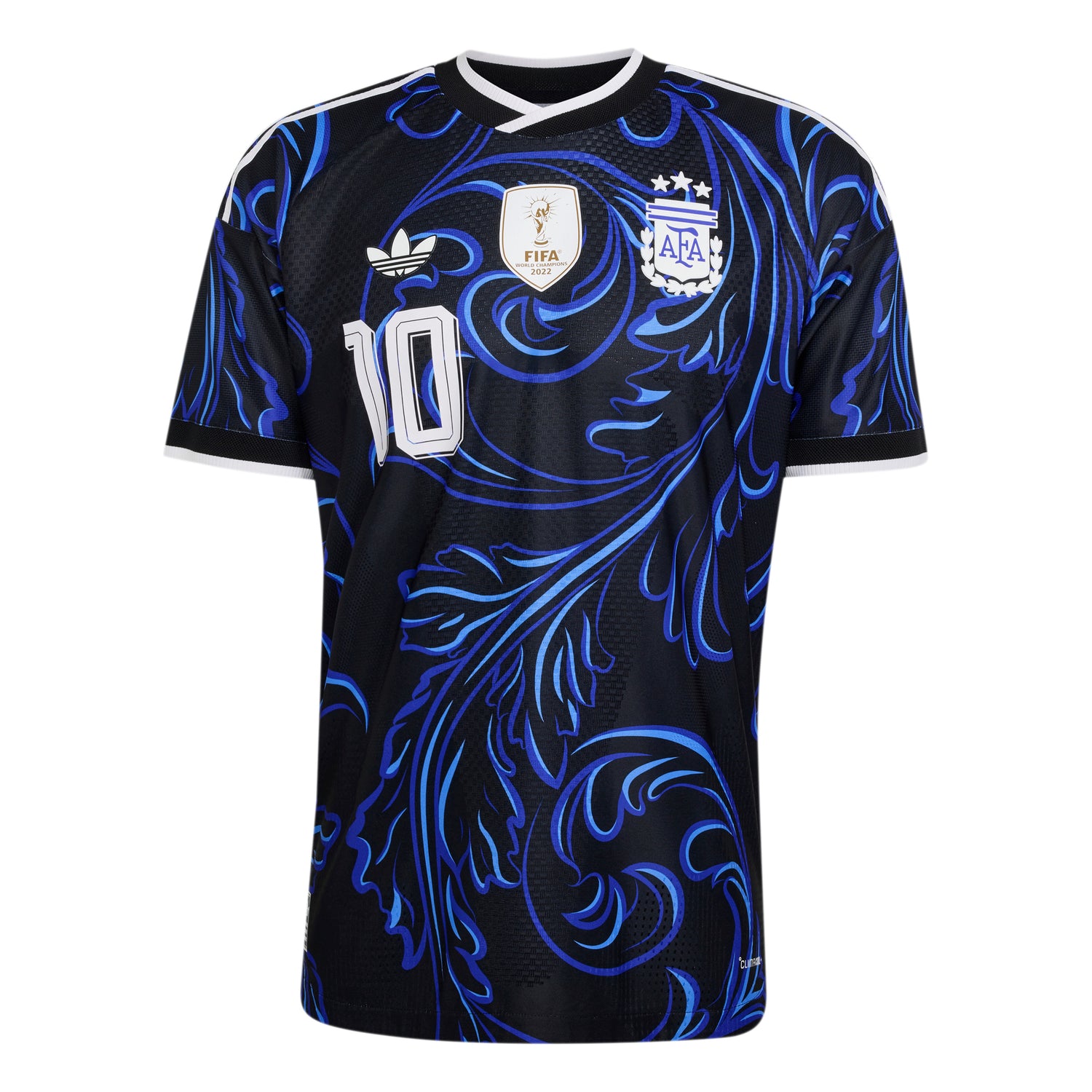 adidas Argentina Away Authentic Messi Men's Soccer Jersey 2026 - Black/Blue