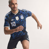 adidas Argentina Away Authentic Messi Men's Soccer Jersey 2026 - Black/Blue