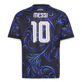 adidas Argentina Away Messi Youth Soccer Jersey 2026 - Black/Blue